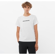 Salomon Logo Kadın Tişört - Beyaz
