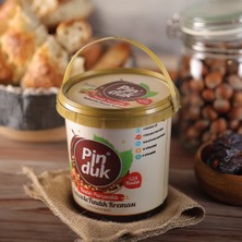 Pinduk Fındık Parçacıklı Kakaolu Fındık Kreması, Palm Yağı İçermez, Glutensiz, Renklendirici İçermez 900Gr