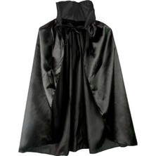 Çerçici Siyah Renk Yakalı Halloween Pelerini 90 cm