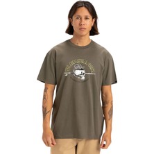 Quiksilver Skull Lines Erkek Yeşil Tişört