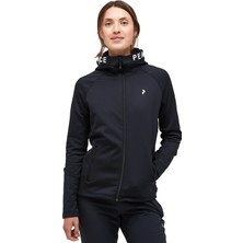 Peak Performance Rider Zip Hood Kadın Siyah Fleece