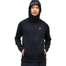 Peak Performance Rider Zip Hood Erkek Siyah Fleece