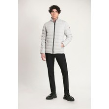 gmg firenze Fermuarlı Slim Fit Şişme Erkek Mont