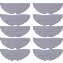 Whispering 10 Adet Paspas Bezi Pedleri S7 T7S T7 Plus Elektrikli Süpürge Parçaları Mikrofiber Yumuşak Ped Için Yedek (Yurt Dışından)