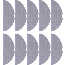 Whispering 10 Adet Paspas Bezi Pedleri S7 T7S T7 Plus Elektrikli Süpürge Parçaları Mikrofiber Yumuşak Ped Için Yedek (Yurt Dışından)