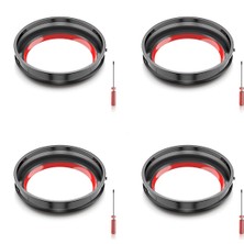 Whispering V10 Elektrikli Süpürge Toz Haznesi Üst Sabit Sızdırmazlık Halkası Yedek Kova Ataşmanı Yedek Parçası Için 4x (Yurt Dışından)