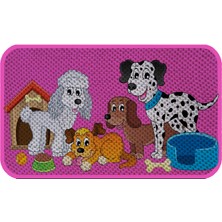 Köpek Mama ve Su Kabı Altı Paspası 72 x 43 cm