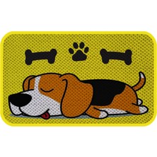 Köpek Mama ve Su Kabı Altı Paspası 72 x 43 cm
