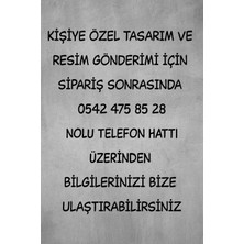 Kişiye Özel Duvar Saati - Resimli Duvar Saati - Yazılı Duvar Saati - 6mm Mdf