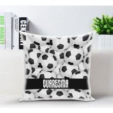 Kişiye Özel Yastık Kılıfı (Siyah Beyaz Temalı) 007