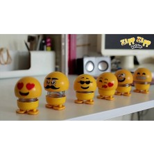 Zıp Zıp Kafalar Sevimli Kafa Sallayan Emojiler Çılgın Kafalar