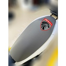 ULTRASHOP Falcon Mexıco Gri Sele Kılıfı Su Geçirmez Motosiklet Sele Kılıfı Logolu Sele Koltuk Kılıfı-X