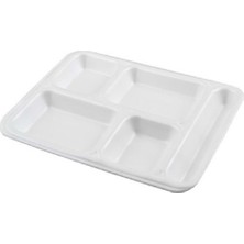 5 Gözlü Köpük Tabldot Tabak 100 Adet