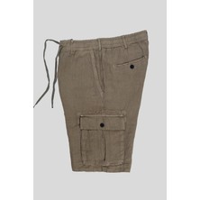 Kargo Model %100 Keten Erkek Şort