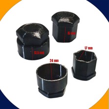 Seat Leon 2013-2020 Modelleri Parlak Siyah Bijon Kapağı Set 20+4 (17MM Somun Tüm Araçlar)
