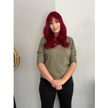 Aura Peruk Luxury Kızıl Perçemli Özel Vip Model