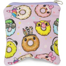 Pembe Donut Bozuk Para Cüzdanı