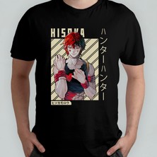 Pixxa Hunter x Hunter Hisoka Unisex %100 Pamuklu Bisiklet Yaka T-Shirt Model 4
