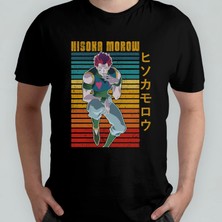 Pixxa Hunter x Hunter Hisoka Unisex %100 Pamuklu Bisiklet Yaka T-Shirt Model 3