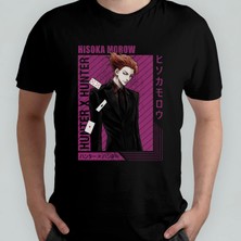 Pixxa Hunter x Hunter Hisoka Unisex %100 Pamuklu Bisiklet Yaka T-Shirt Model 7