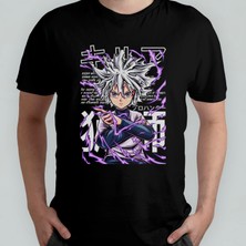 Pixxa Hunter x Hunter Killua Unisex %100 Pamuklu Bisiklet Yaka T-Shirt Model 8