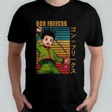 Pixxa Hunter x Hunter Gon Unisex %100 Pamuklu Bisiklet Yaka T-Shirt Model 5