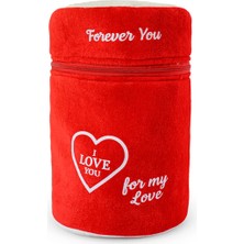 Peluş Çanta Içerisinde Sevgiliye Özel Kalpli (I Love You) Yazılı Sevimli Peluş