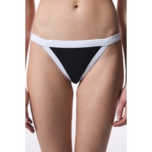 Siyah Gina Extra Super Düşük Bel Bikini Altı