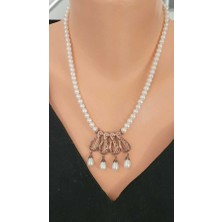 Nusret Takı 925 Ayar Gümüş Kuğu Incili Kolye