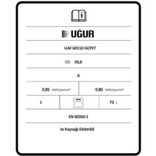 Uğur UAF6011D Gcpet Ankastre Fırın Gri