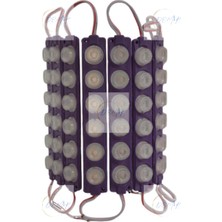 Demir Led 6 Lensli 12 Volt 6 Watt Mor Modül (10 Adet)