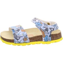 Superfit Superfit Mantar Taban Desenli Erkek Sandalet Buz10