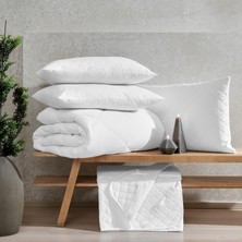 Taç Eco Care Çift Kişilik Sıvı Geçirmez Yatak Alezi Beyaz