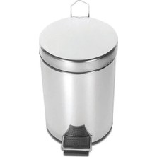 Pedallı Çöp Kovası-Krom 5lt