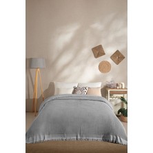 Elart Ruffle Pike Tek Kişilik (160 x 220  cm ) Gri