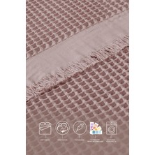 Elart Ruffle Pike Çift Kişilik (220 x 240  cm ) Pudra