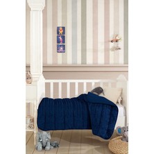 Elart Velvet Bebek Yorgan (150X100 Cm) Lacivert