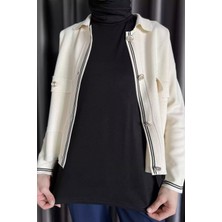 Julude Bisiklet Yaka Sıfır Kol Içlik Tunik P-00015352