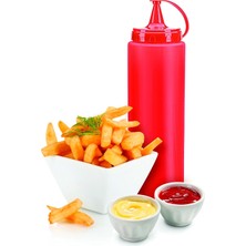 Ketçap Şişesi - 1000ML Dev Boy Kırmızı