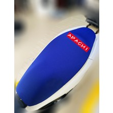 ULTRASHOP Apachi Beauty Mavi Sele Kılıfı Su Geçirmez Motosiklet Sele Kılıfı Logolu Sele Koltuk Kılıfı-X