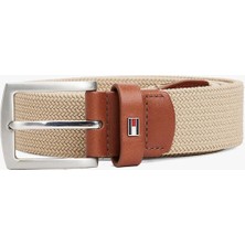 Tommy Hilfiger Erkek Kare Tokalı Dokulu Kemer