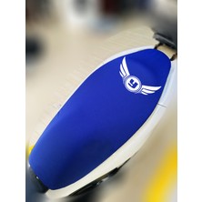 ULTRASHOP Yukı Mojıto Mavi Sele Kılıfı Su Geçirmez Motosiklet Sele Kılıfı Logolu Sele Koltuk Kılıfı-X
