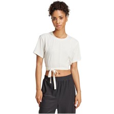 Adidas Kadın  Beyaz  T-Shirt Yga Tee JD4207