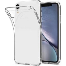 Apple iPhone Xr Uyumlu Kılıf Zebana Şeffaf Soft Silikon Kılıf Şeffaf
