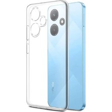 Infinix Hot 30 Uyumlu Kılıf Zebana Şeffaf Soft Silikon Kılıf Şeffaf