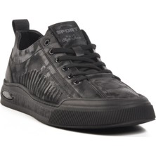 Siyah Hafif Esnek Erkek Sneaker 25Y510-13 M