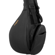 Wagon 01 Serisi Uzun Sap Bağlama Saz Çantası (50 Tekne) - Siyah