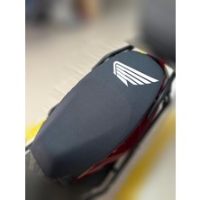 ULTRASHOP Honda Spacy Siyah Sele Kılıfı Su Geçirmez Motosiklet Sele Kılıfı Logolu Sele Koltuk Kılıfı-X