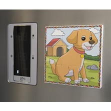 Manyetik Blok Çift Taraflı 9 Parçalı Mıknatıslı Puzzle 2 Görsel Köpek-Eşek Yapboz