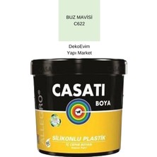 Allegro Silikonlu Plastik Iç Cephe Duvar B. Buz Mavisi 3,5 Kg.
